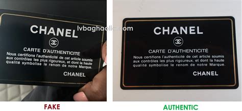 chanel precision bag fake|authenticity card chanel.